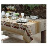 Toalha Mesa Quadrada Gourmet 140x140cm Sortido Raner