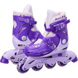 Patins Roxo Ajustável 38 Ao 41 Com Acessórios Ad-01rx - Fenix