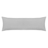 Fronha Travesseiro Corpo Lisa 40x130cm Slim Zinc Altenburg