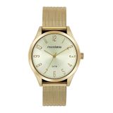 Relogio Mondaine Feminino Ref: 99710lpmvde2 Casual Mesh Dourado