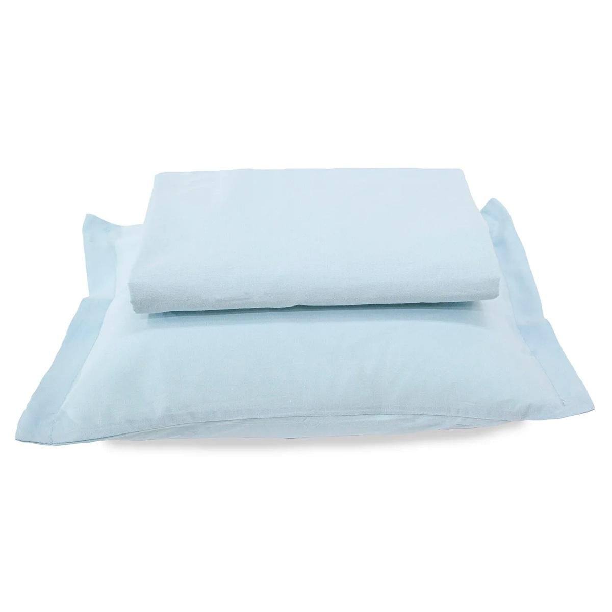 Jogo Lencol Berco Algodao 2 Pecas Priori Liso Dohler