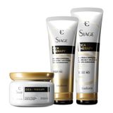 Kit Eudora Siàge Cica-therapy Shampoo Condicionador Máscara