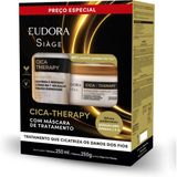Kit Eudora Siage Cica-therapy Shampoo 250ml + Máscara 250g