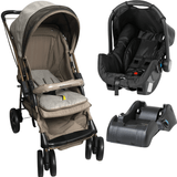 Carrinho Bebe Conforto Base Galzerano Maranello Iii Chocolate