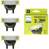 Philips Oneblade 360 Lâmina De Reposição Qp430/50 Pack 3