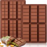 Molde De Barra De Chocolate Hknmtt Silicone Snap Deep Mold Dubai