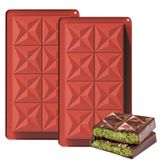 Moldes Para Barras De Chocolate Rominvic Dubai, Pacote Com 2 Unidades