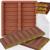 Molde De Barra De Chocolate Palksky Lager Deep Com Kit De Pistache