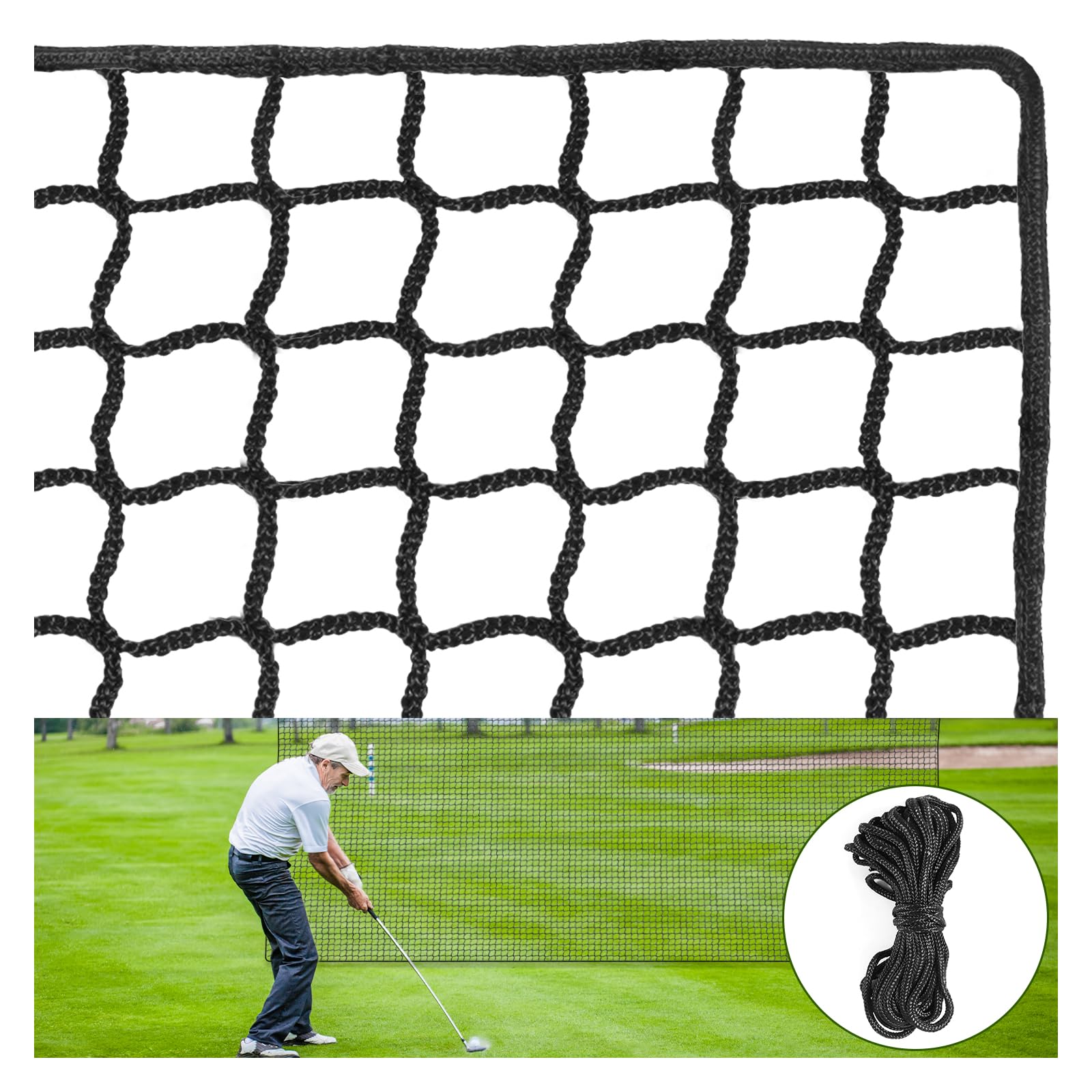 Golf Net Nqb Golf Practice Net 3x6m Hitting Net Corda De Nylon