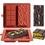 Molde De Barra De Chocolate Uwillion Deep Dubai Pistachio Silicone