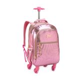 Mochila Rodas Teen Estrela Denlex Just Metalizada - Rosa