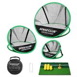 Rede De Trituração De Golfe Senseclub Para Uso Interno/externo Com Tapete E Bolas