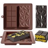Molde De Barra De Chocolate Uwillion Deep Dubai Pistachio Silicone