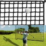 Rede De Treino De Golfe Dellna 3 X 3 M Com Cordas Elásticas E Laços De Zíper