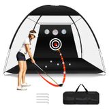 Rede De Prática De Golfe Icoolgogo Heavy Duty 10 X 7 Pés Com Alvo