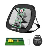 Rede De Trituração De Golfe Senseclub Para Uso Interno/externo Com Tapete, Camiseta E Bolas