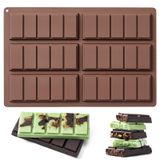 Molde De Barra De Chocolate Husfunov 100% Silicone De Qualidade Alimentar