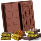 Chocolate Bar Mold Mity Rain Deep Thick Silicone Antiaderente