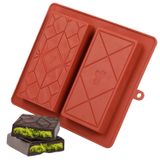 Molde De Barra De Chocolate Uwillion Deep Dubai Pistachio Silicone