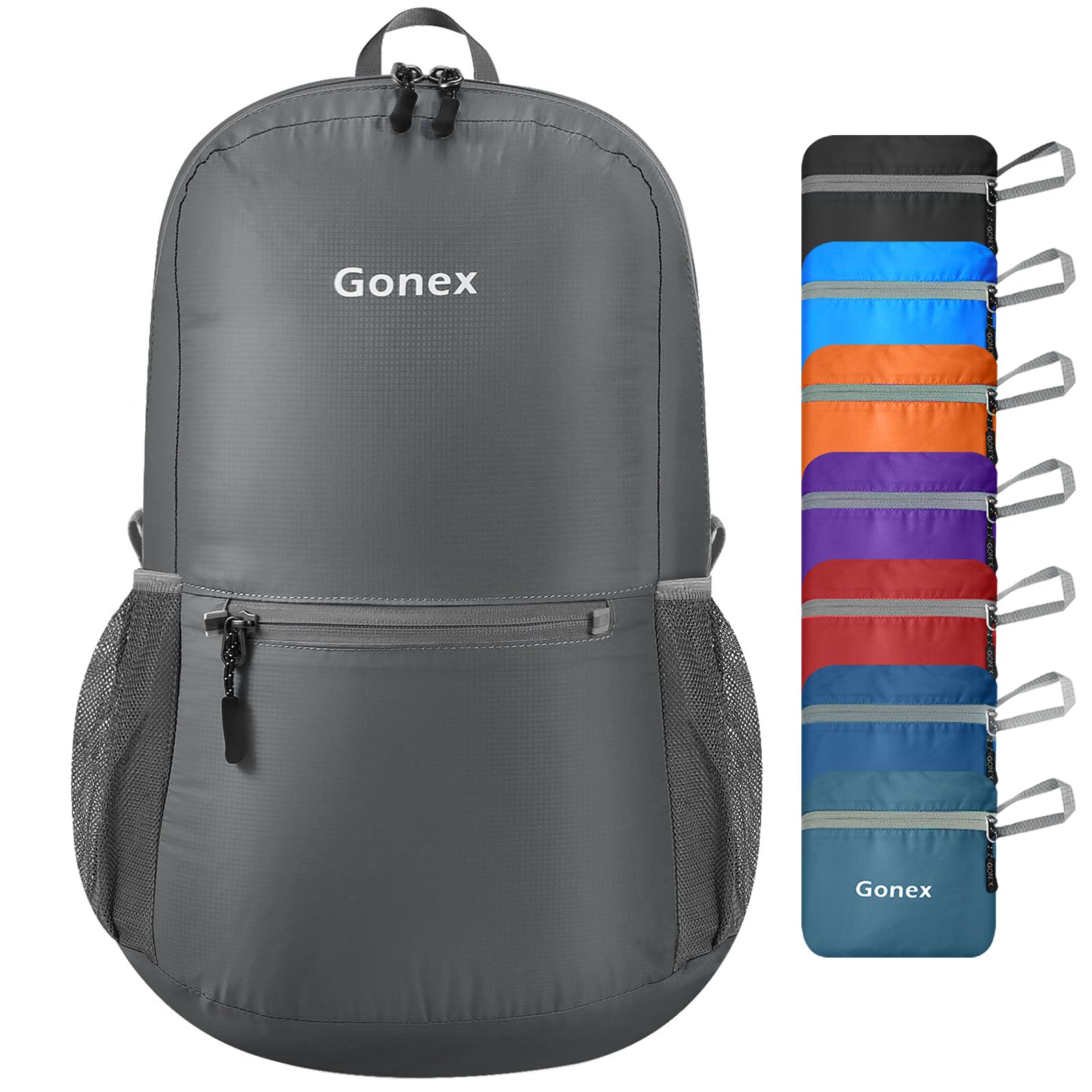 Mochila Gonex Ultra Leve Embalável 20l (cinza)