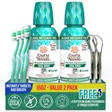 Enxaguante Bucal Gurunanda Fresh Breath 12 Horas De Hálito Fresco 480 Ml X 2