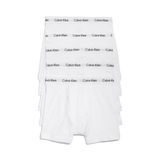 Cueca Boxer Calvin Klein De Algodão Elástico Para Homens, Pacote Com 5