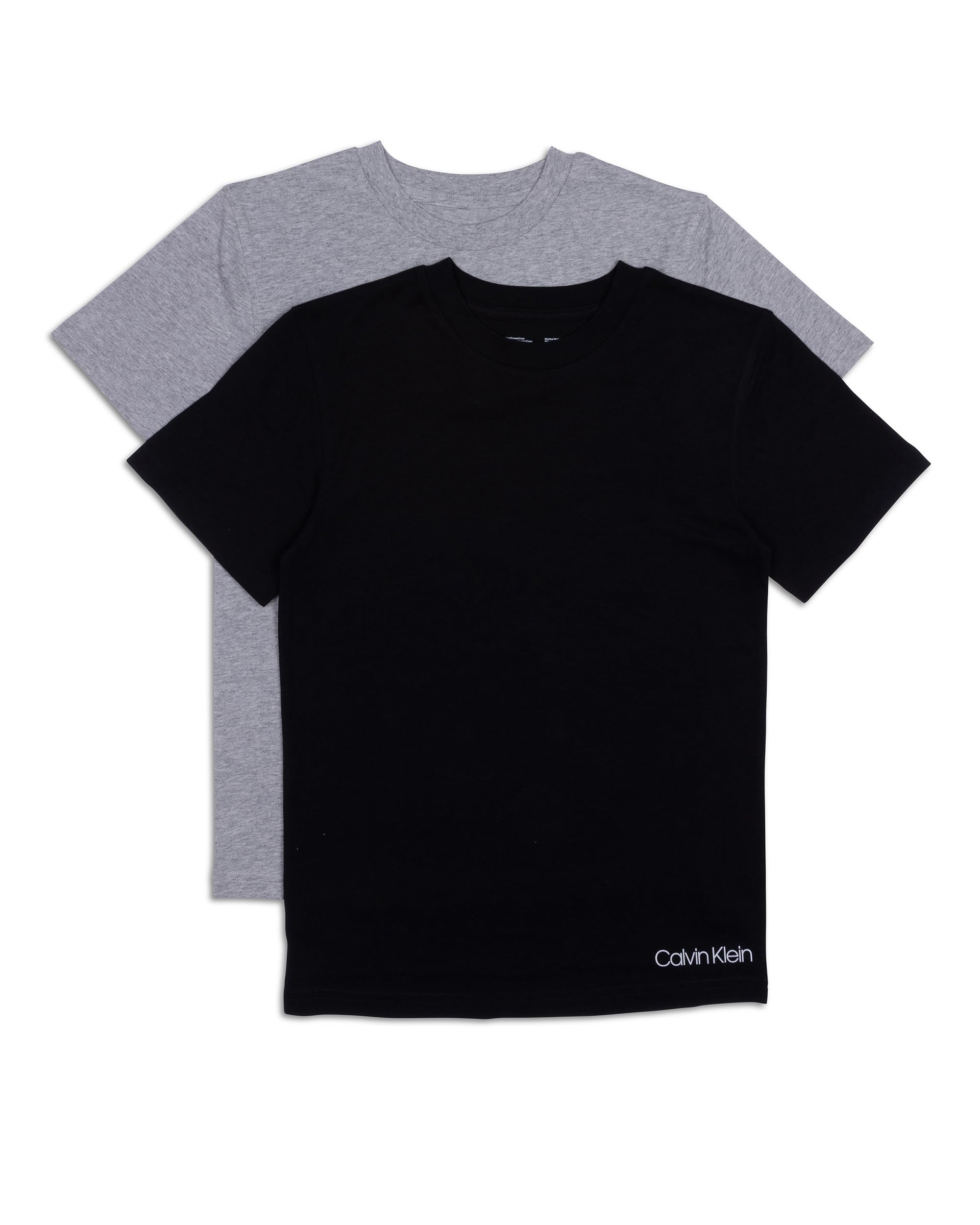 Camiseta Masculina De Algodão De Manga Curta Calvin Klein, Pacote 2