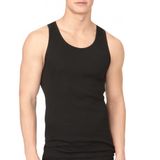 Camiseta Regata Masculina Calvin Klein, Pacote Com 3 Unidades, Algodão Preto Básico