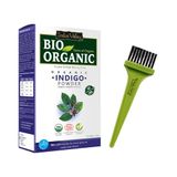 Pó De Índigo Biológico Orgânico Do Vale Do Indo 100g Com Receita De Cores