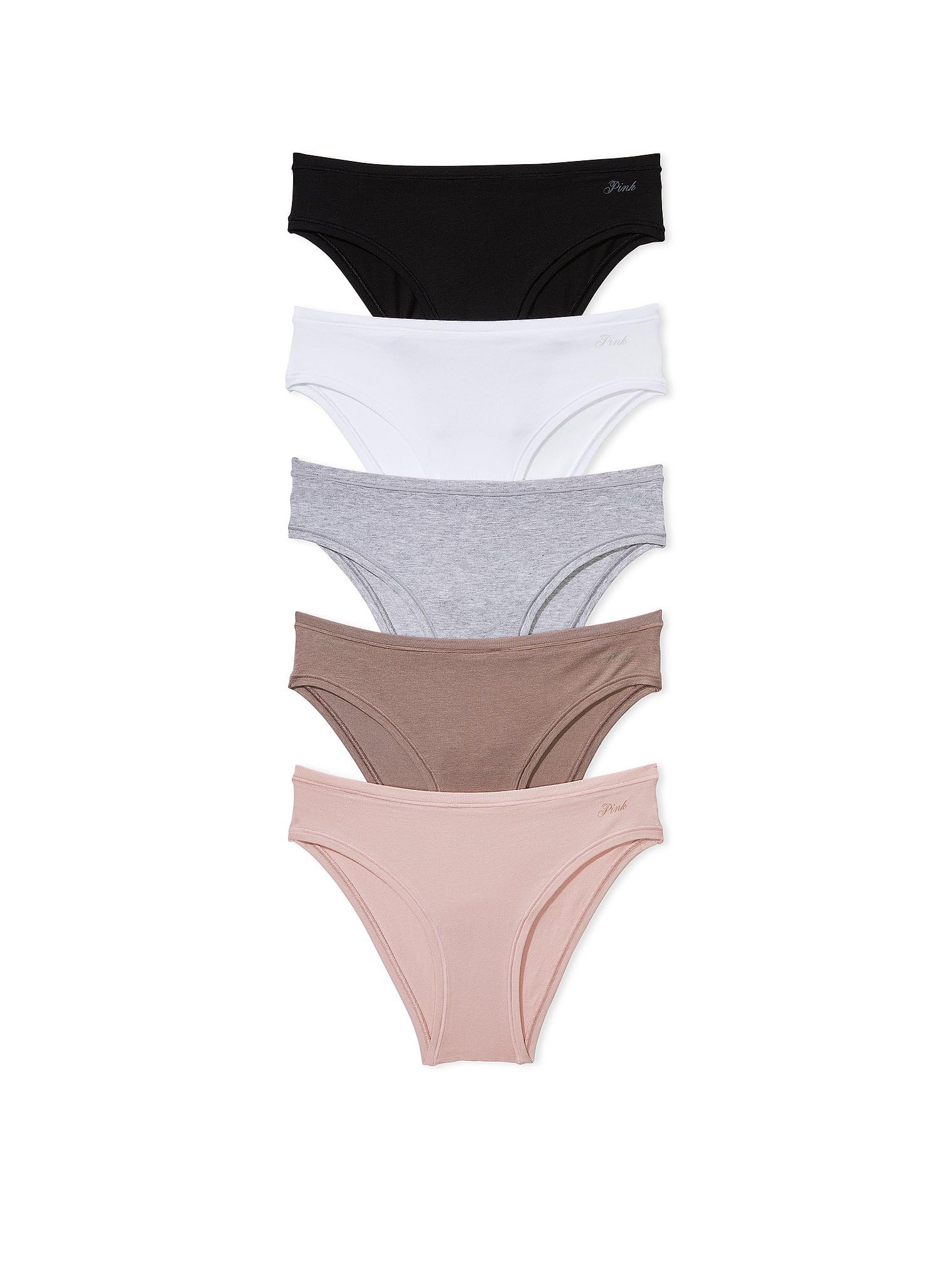 Panty Victoria's Secret Pink Cotton Cheekster Pack Para Mulheres