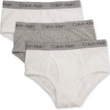 Cuecas De Algodão Modernas Para Meninos Calvin Klein, Pacote Com 3