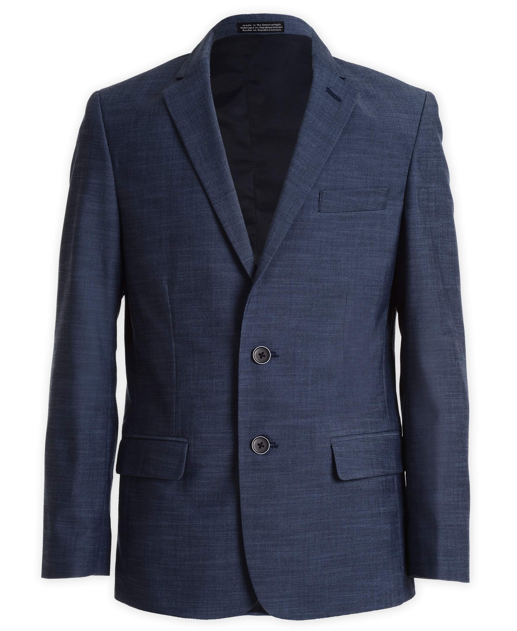 Blazer, Paletó Calvin Klein Boys Blue Weave, Tamanho 12