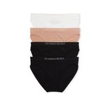 Cueca De Biquíni Feminina Sem Costura Victoria&#39;s Secret, Pacote Com 4