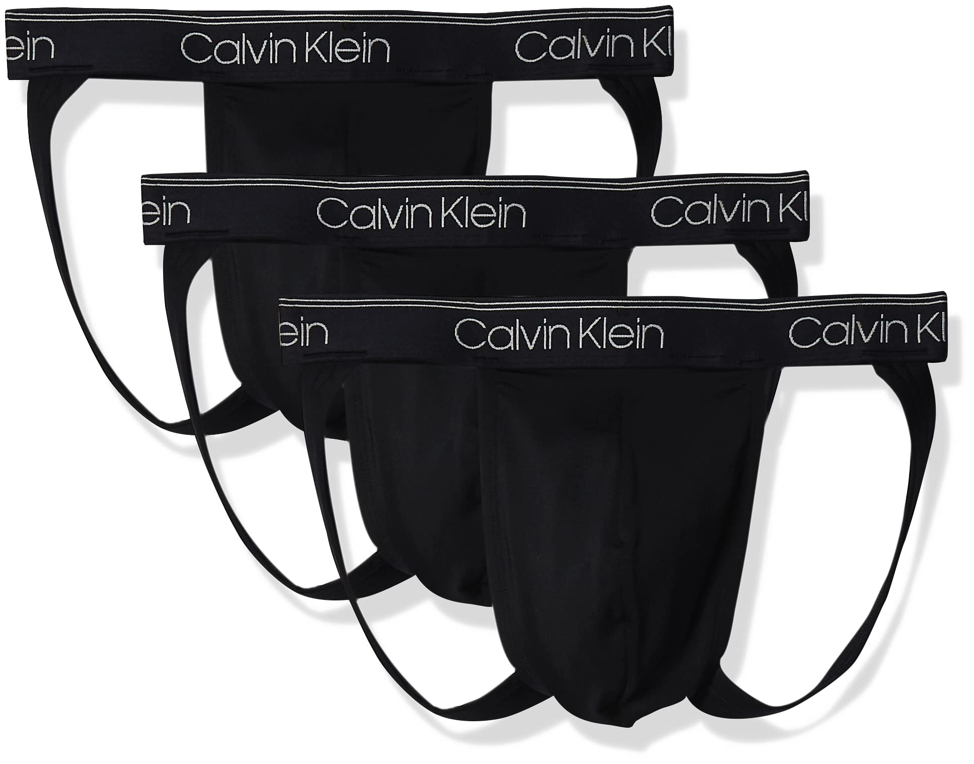 Jock Strap Calvin Klein Masculino Micro Stretch, Pacote Com 3
