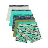 Cuecas Boxer Masculinas Calvin Klein Little Modern Cotton, Pacote Com 5