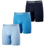 Cuecas Boxer Masculinas De Microfibra Calvin Klein, Pacote Com 3