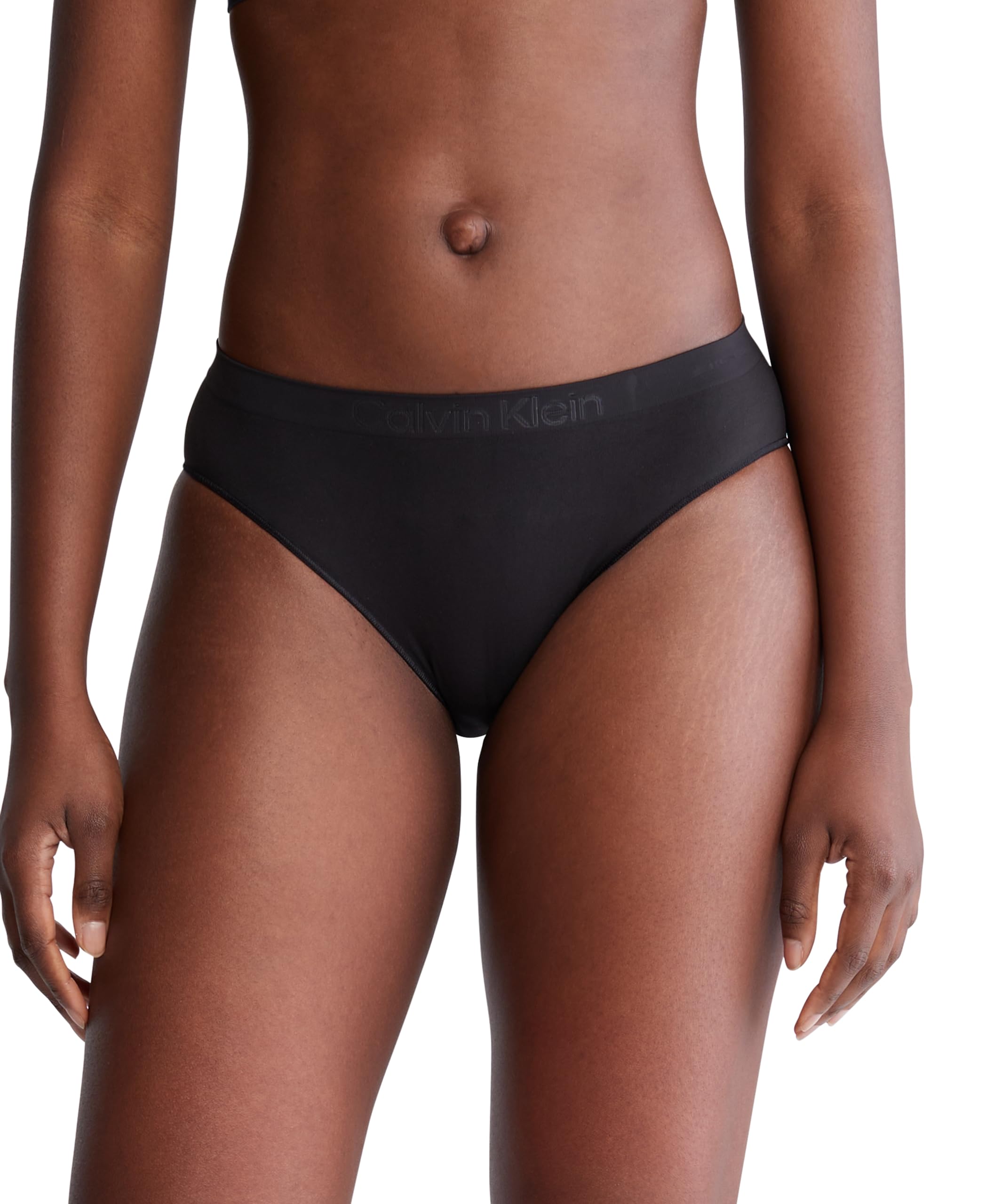 Biquíni Calvin Klein Bonded Flex Seamless Mid-rise, Pacote Com 3