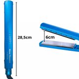 Chapinha Alisadora Nano Titanium Azul Bivolt