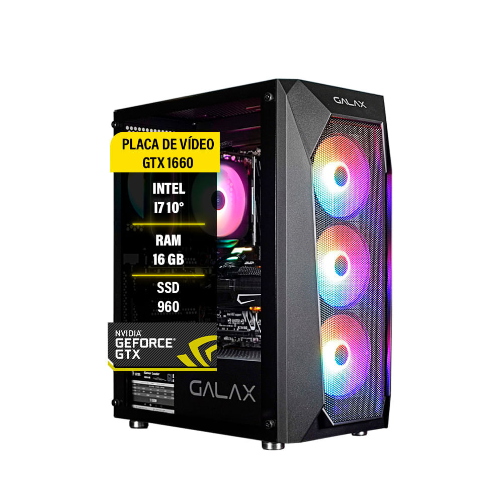 Pc Gamer I7 10º 16gb Ssd 960 Gtx 1660 - Carrefour