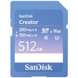 Cartão Sd Sandisk Creator 512 Gb Uhs-ii V60 Com Adobe Cloud 1 Mo
