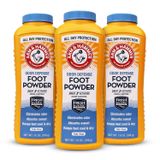 Pó Para Pés, Braço E Martelo, Controle De Odor E Umidade, 200 Ml (3 Pa)
