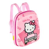 Mochila Pequena Hello Kitty Carro Rosa Maxtoy 2823bx23