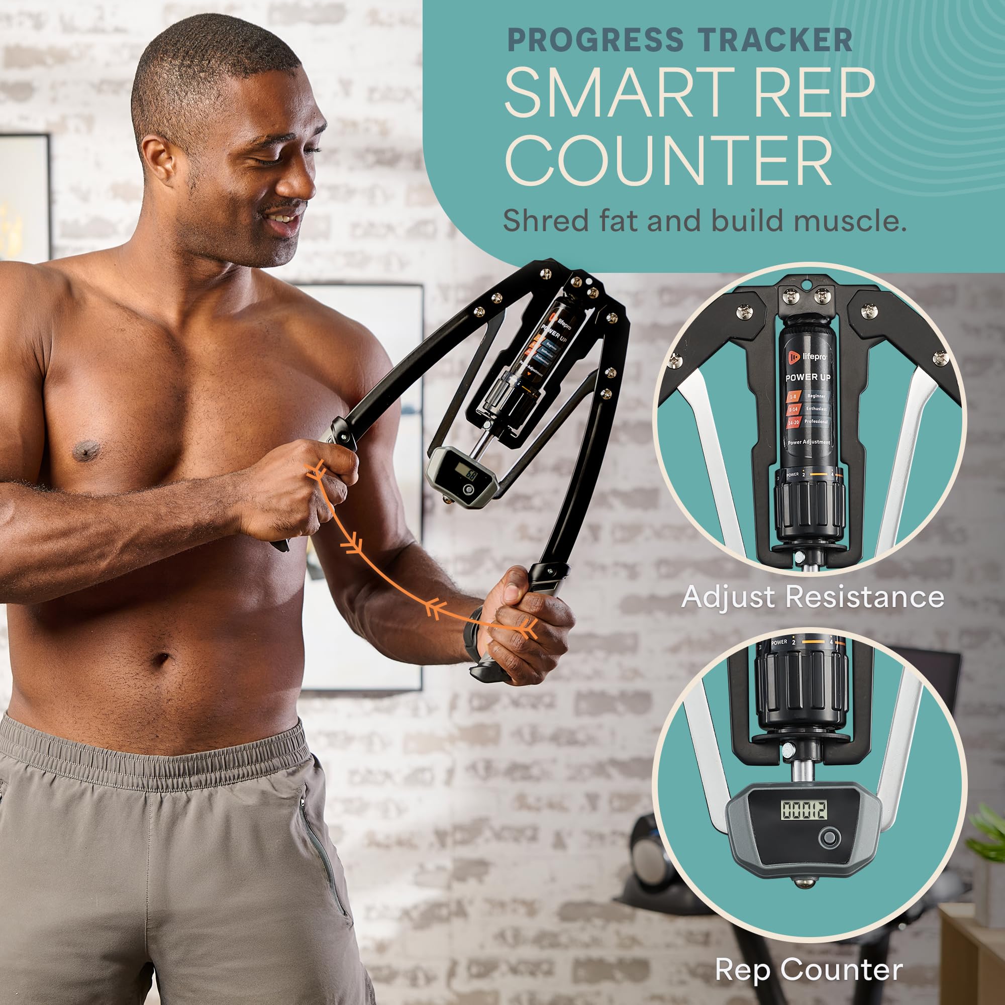 Expansor De Peito E Braço Twister Trainer Exerciser Lifepro