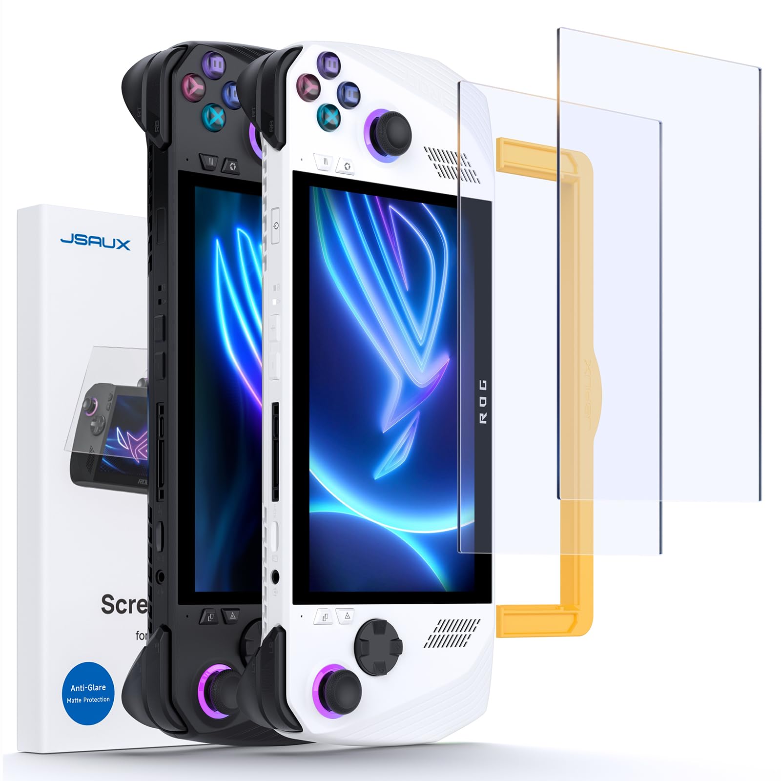 Protetor De Tela Jsaux Rog Ally De 7 Polegadas, Antirreflexo, Pacote Com 2