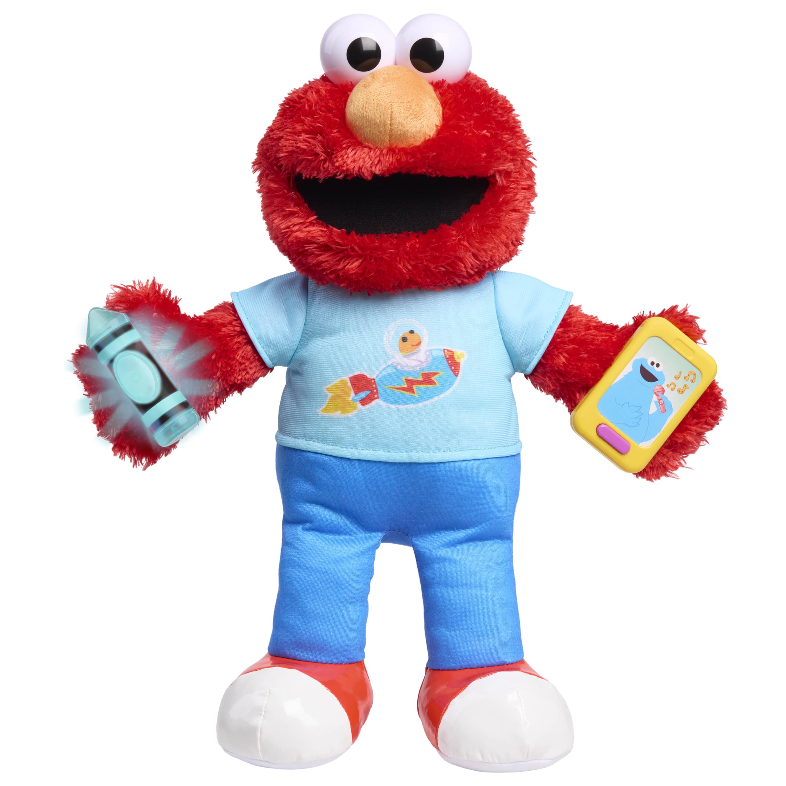 Bicho De Pelúcia Just Play Sesame Street Learning Elmo 33cm