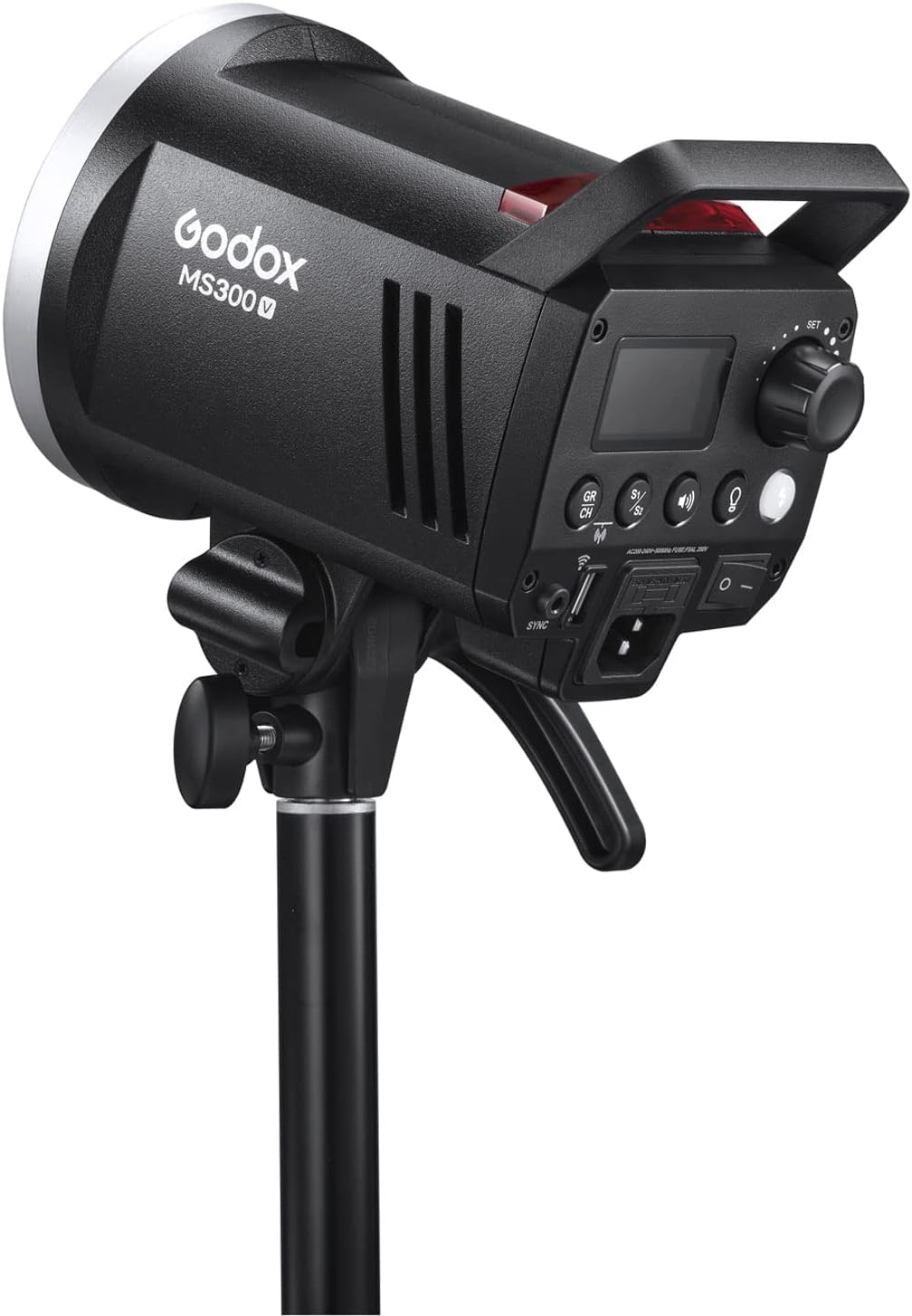 Luz Estroboscópica Godox Ms300-v 300w Com Lâmpada De Modelagem Led
