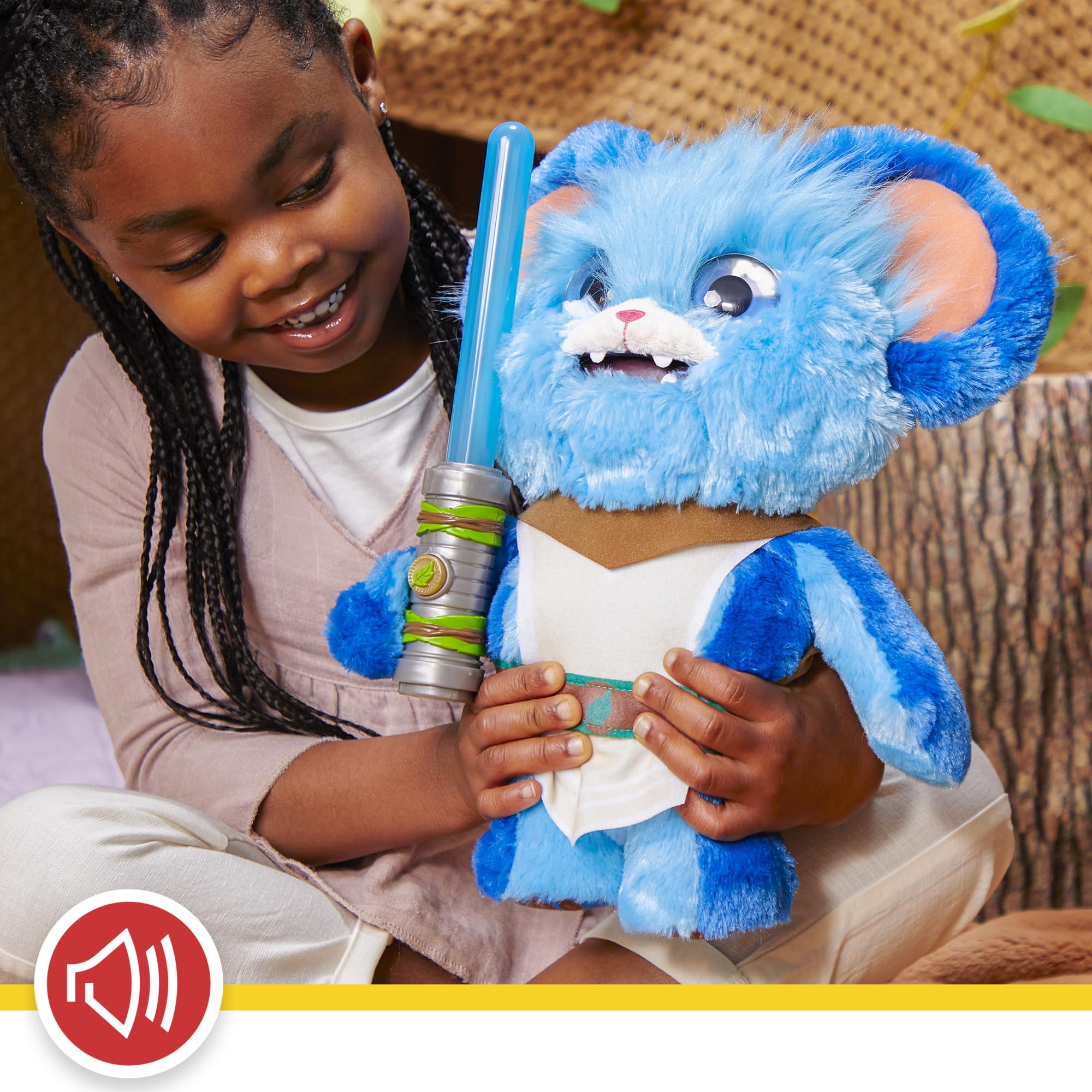 Brinquedo De Pelúcia Star Wars Young Jedi Adventures Jabberin'