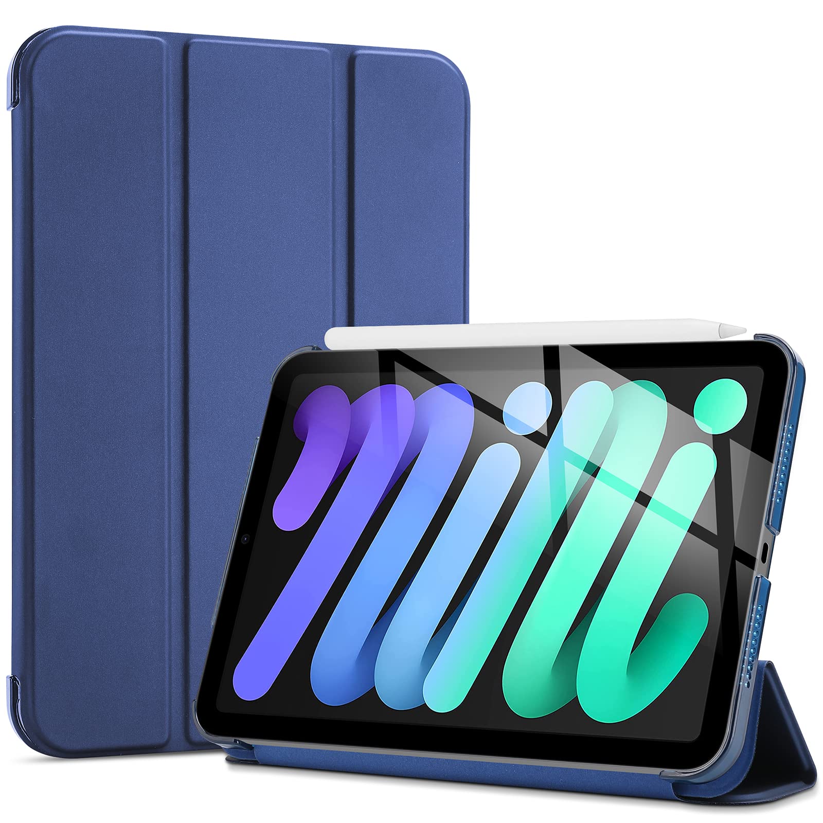 Capa Procase Smart Para Ipad Mini 7/6 Gen 8,3 Polegadas - Azul Marinho