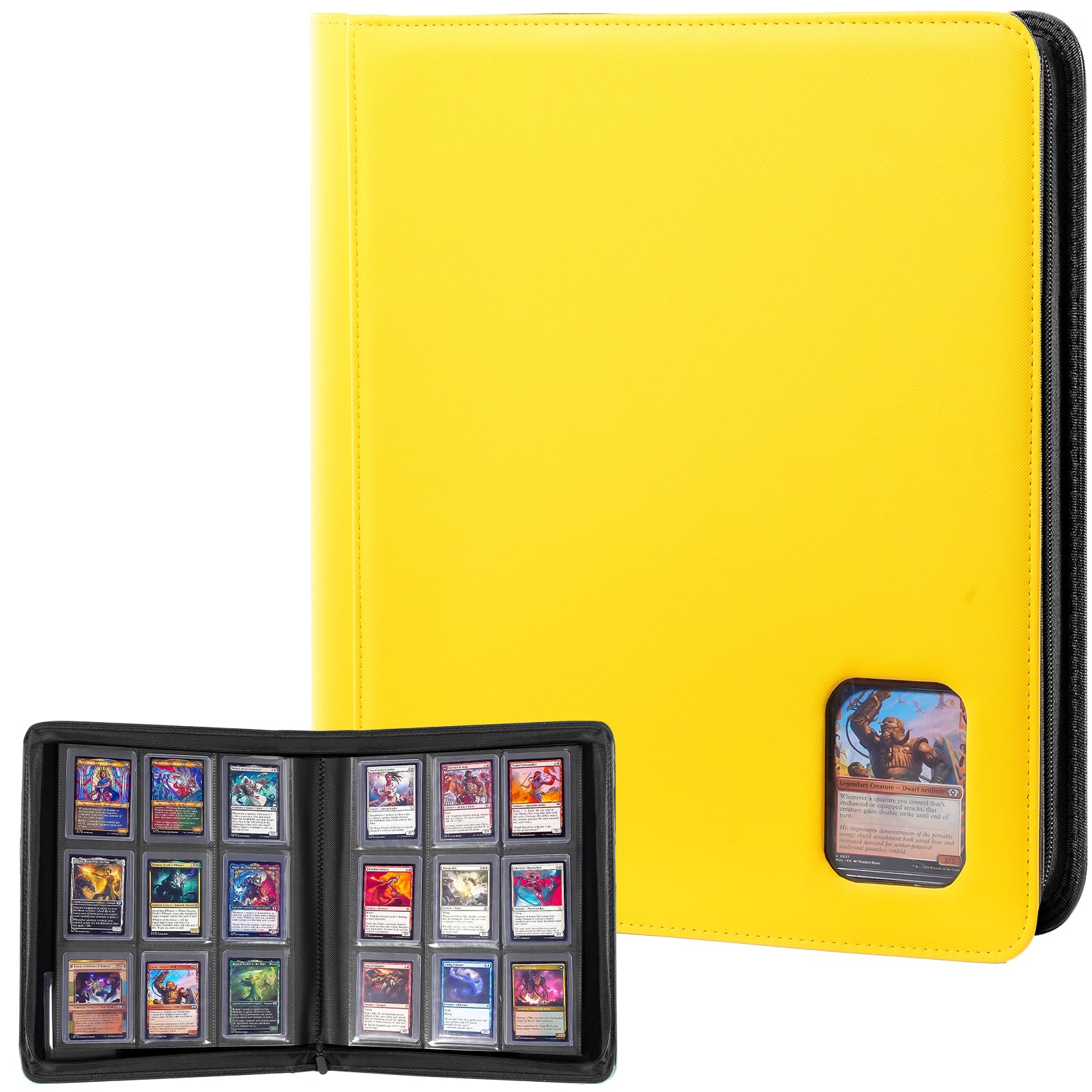 Top Loader Binder Procase Contém 324 Carregadores De Topo Amarelos