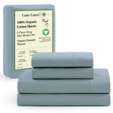 Lençóis Lane Linen 100% Algodão Orgânico King Size French B